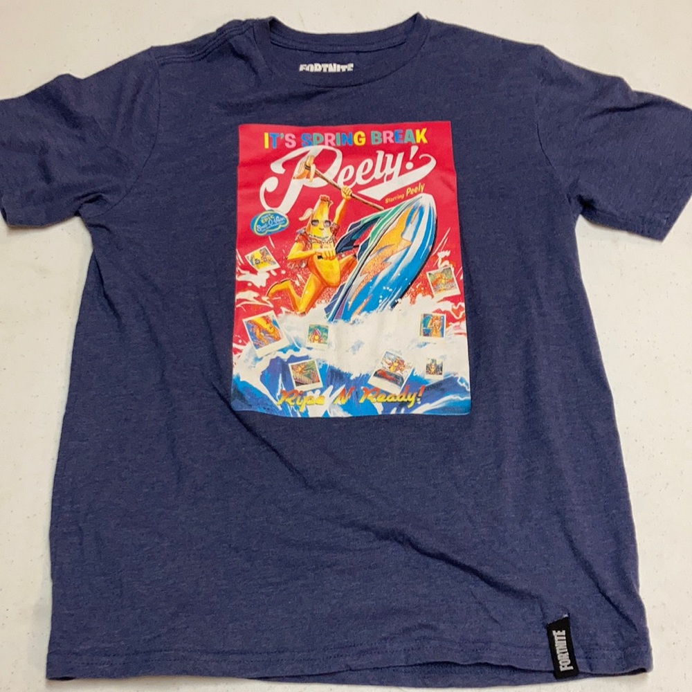 Fortnite Spring Break Peely Graphic T-shirt